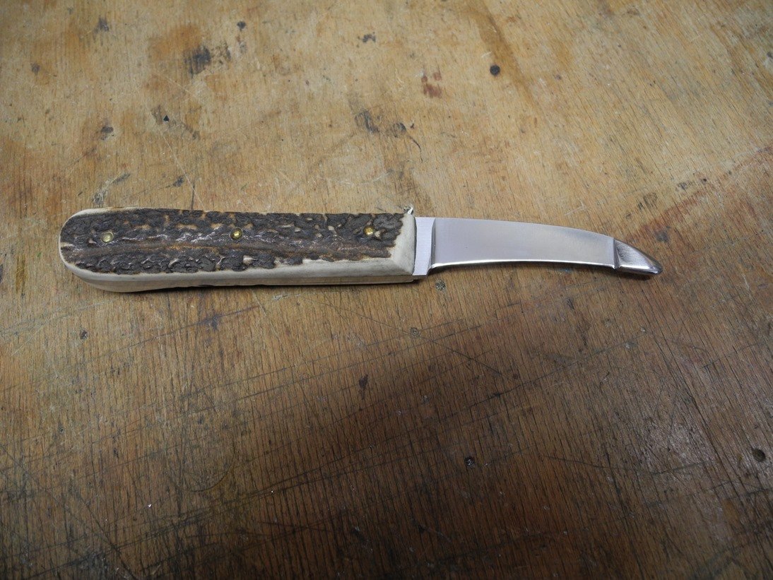 Aufbruchmesser, Jagdmesser, Hirschhorn, Messer – Bild 4