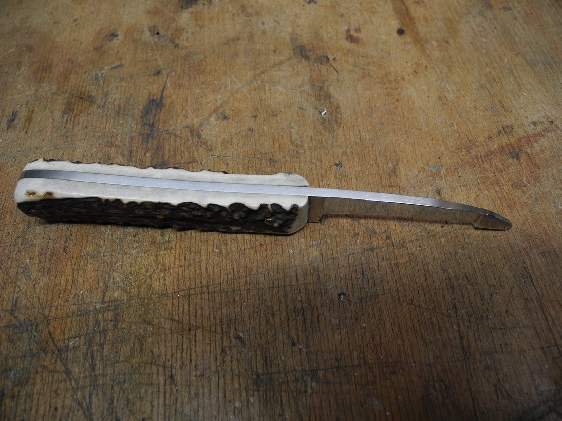Aufbruchmesser, Jagdmesser, Hirschhorn, Messer – Bild 8