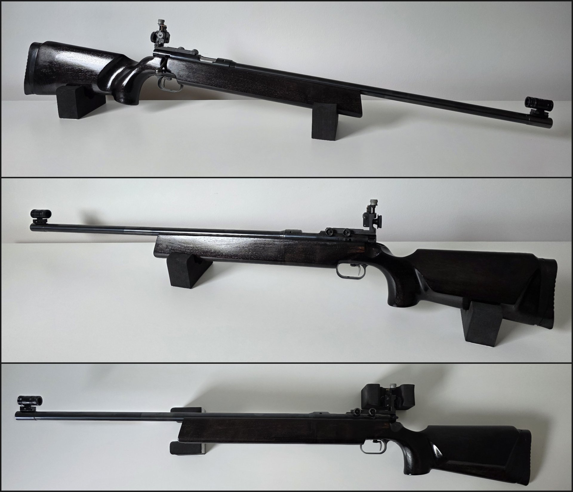 Anschütz Match 54 Modell 1408 .22lr inkl. Centra Korntunnel und Gehmann Korn verstellbar – Bild 1