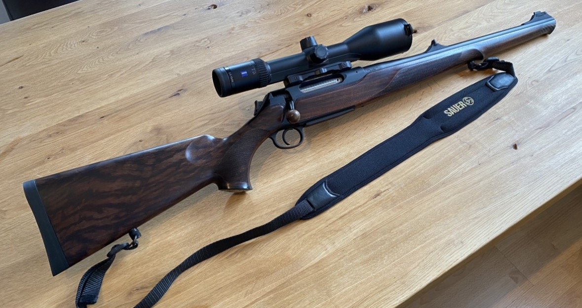 Sauer 404 Stutzen Kaliber .30-06 Spring. inkl. Sauer Gewehrriemen & Sauer Futteral – Bild 2