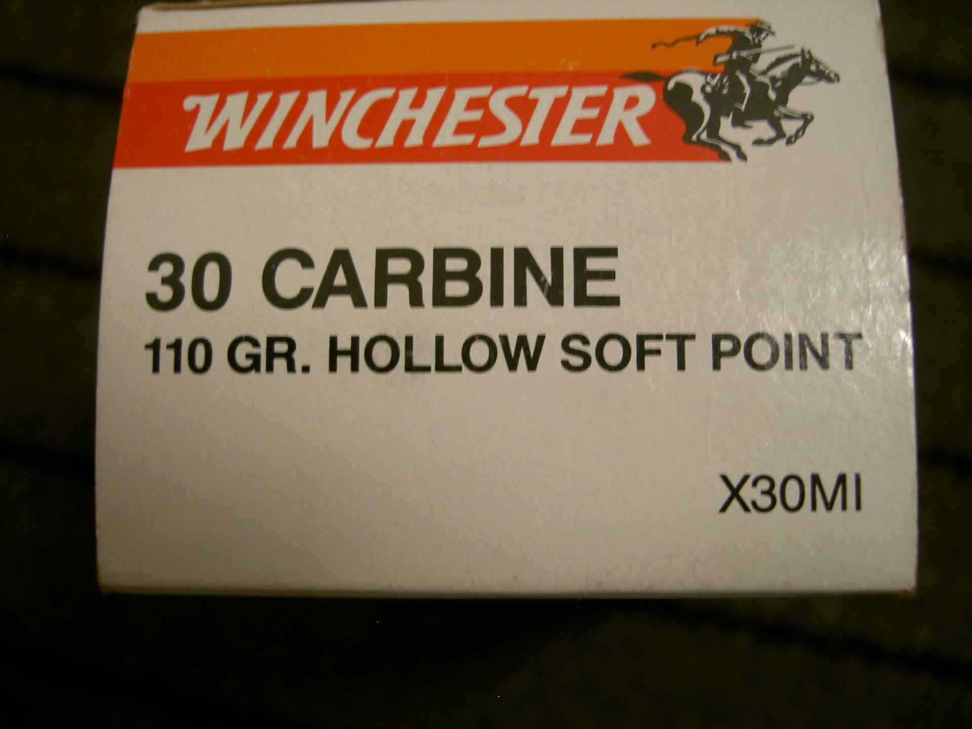 .30 Carbine .30M1 , .30carb. Hohlspitz munition 110gr. Winchester Super X Teilmantel 400 Schuss – Bild 4