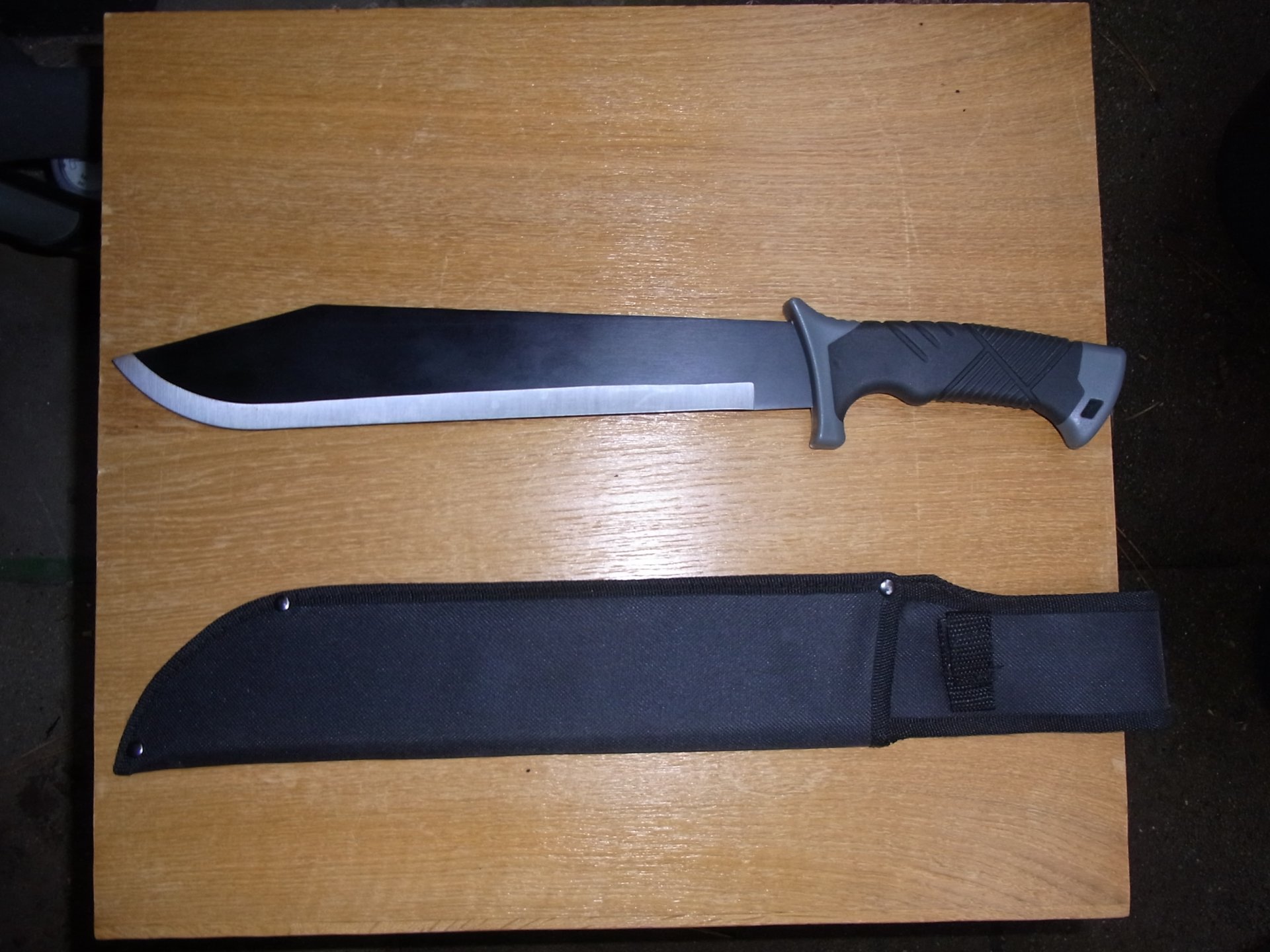 Jagdmesser, Bowiemesser, Machete, 47 cm, neu wertig – Bild 1
