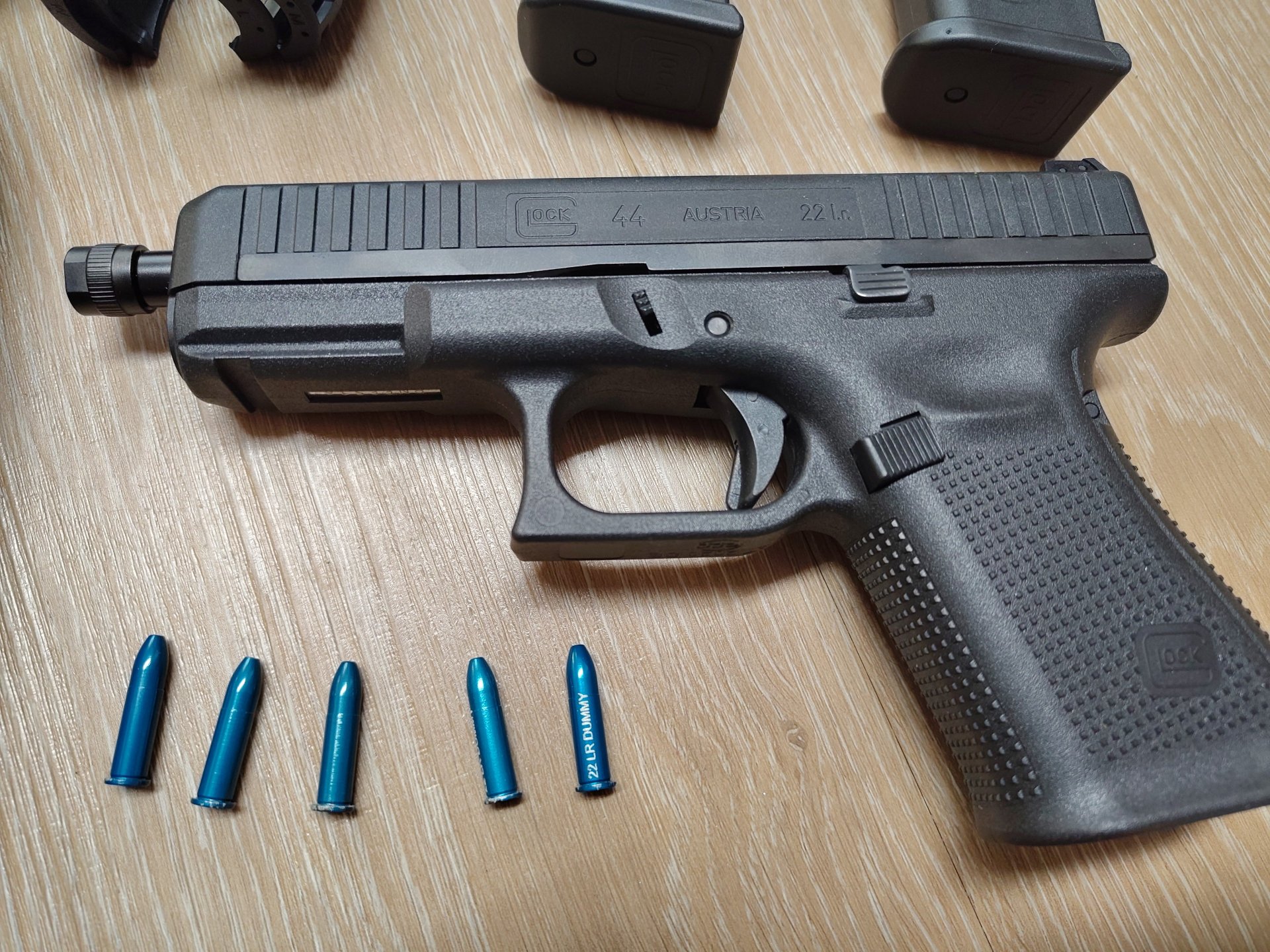 GLOCK 44 – .22 l.r. – nur 50 Schuss – mit Originalzubehör – Bild 3
