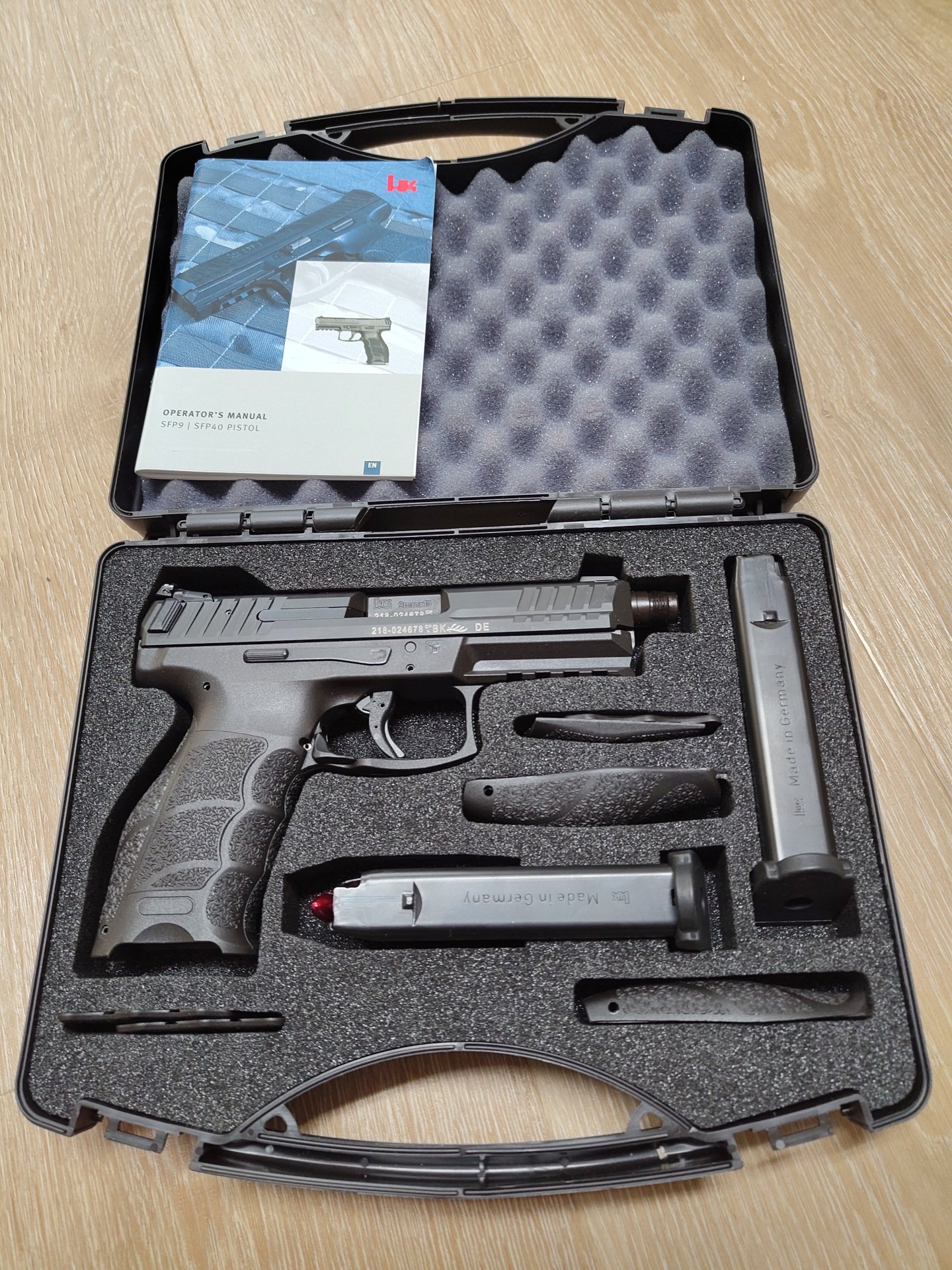Heckler & Koch SFP9 SD-SF Tactical – ungeschossen, mit Originalkoffer und Zubehör – Bild 2