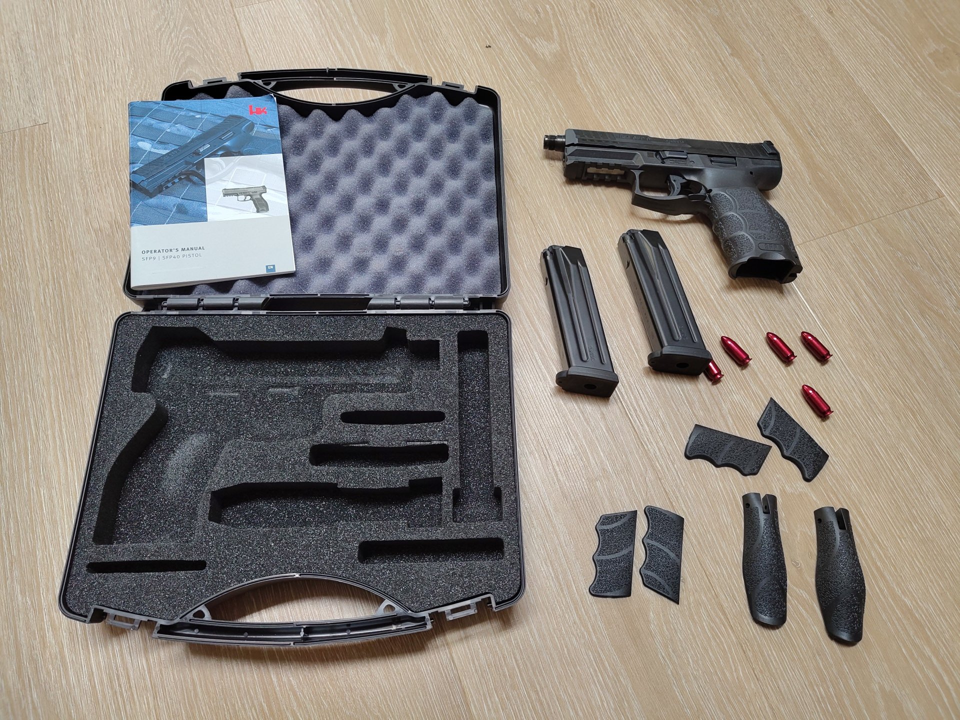 Heckler & Koch SFP9 SD-SF Tactical – ungeschossen, mit Originalkoffer und Zubehör – Bild 3