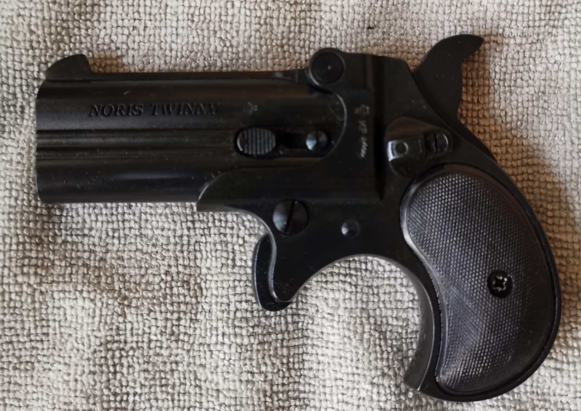 Noris (Röhm) Derringer Twinny, PTB 550, Kal.9mm PAK – Bild 2