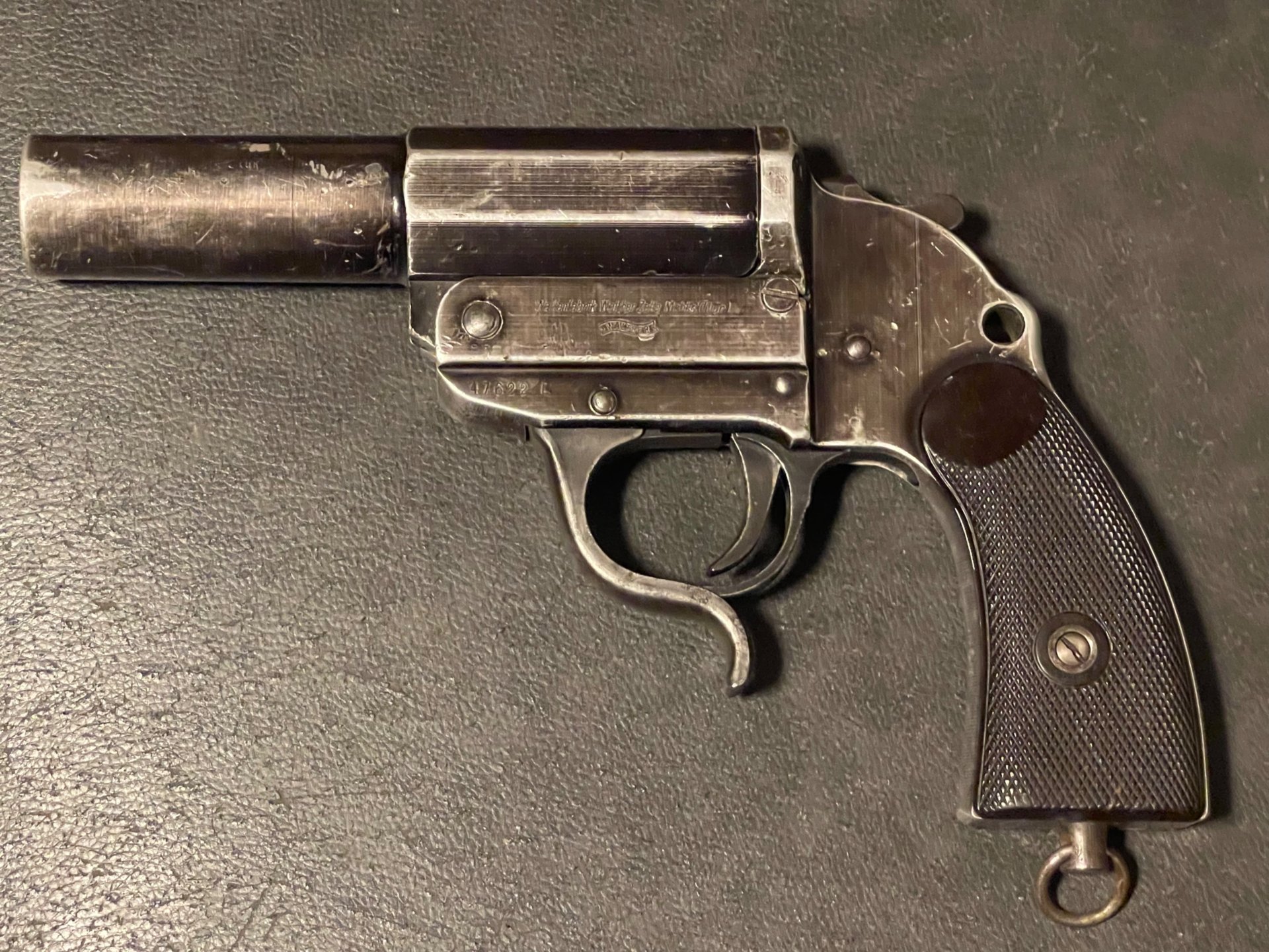 Signalpistole Walther Zella-Mehlis Heeresmodell 1934 Kal.: 4 LP34 – Bild 1