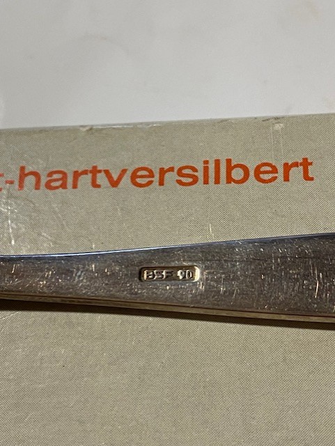 Besteck Set WMF Kuchen Gabel Silber No Messer Dolch – Bild 2
