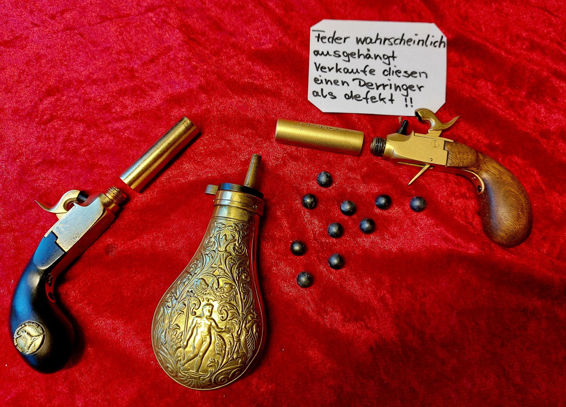 Zwei Perkussions-Derringer im Kal. 44 – Bild 2