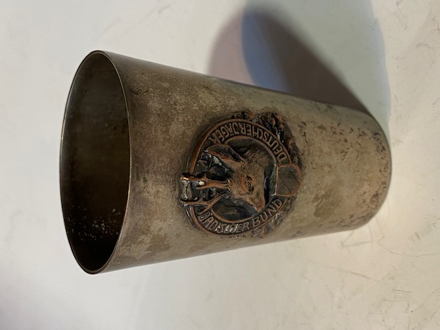 Dt.Reich Baden Lahr Jagd Silber Becher Ehrenpreis 1925 No  – Bild 1