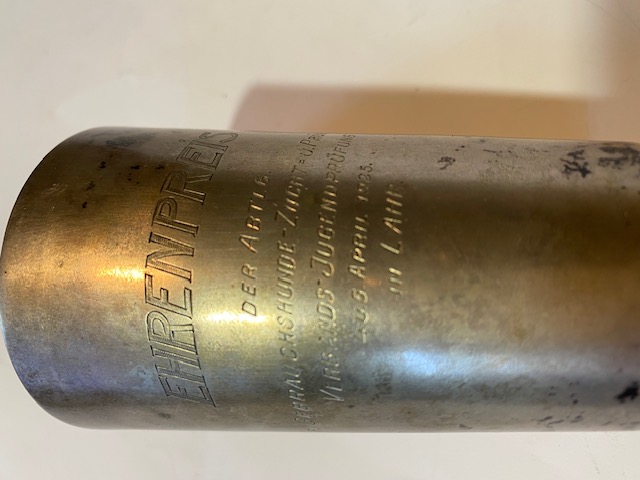 Dt.Reich Baden Lahr Jagd Silber Becher Ehrenpreis 1925 No  – Bild 3