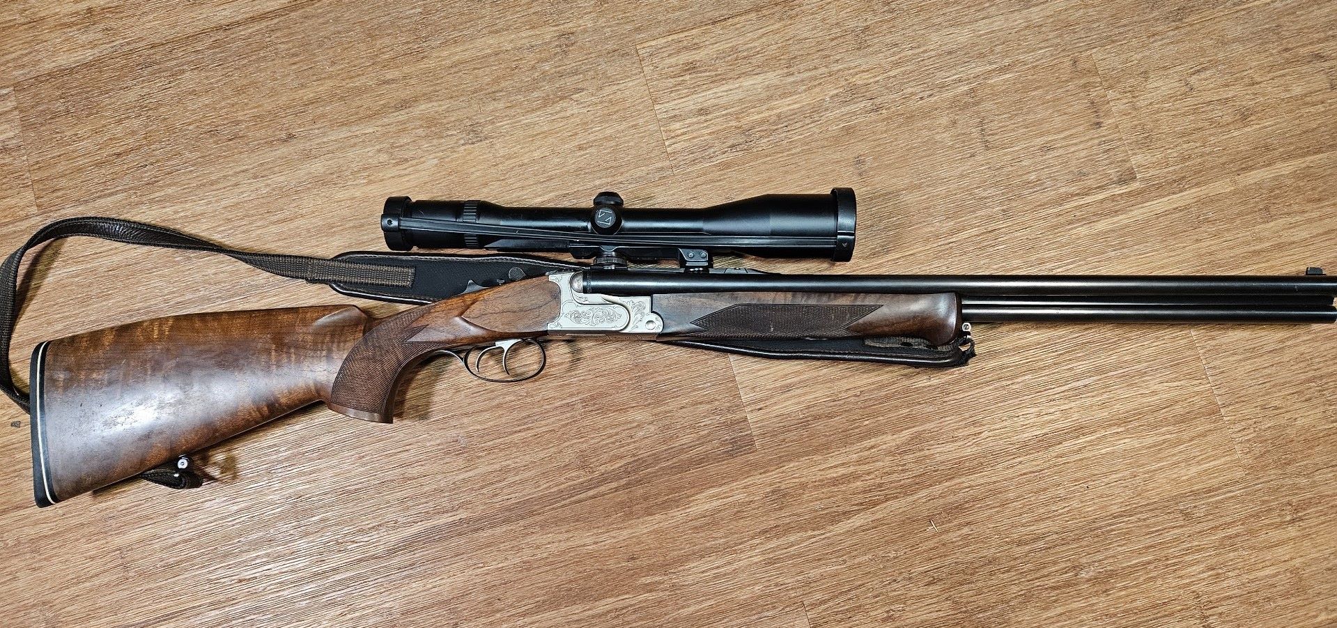Krieghoff Drilling Modell Plus 20 TS ( Thermo Stabil ) Kaliber .30-06S - Zeiss Diavari ZM 2,5-10x48 – Bild 2