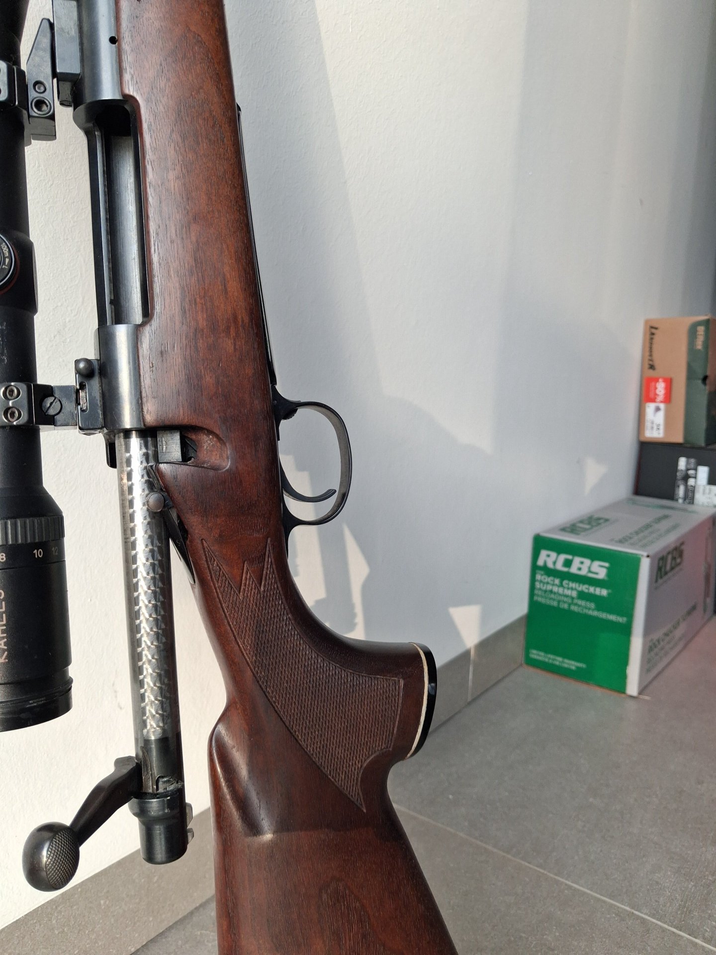 8mm Rem Magnum + Kahles Helia 3-12x56 – Bild 2