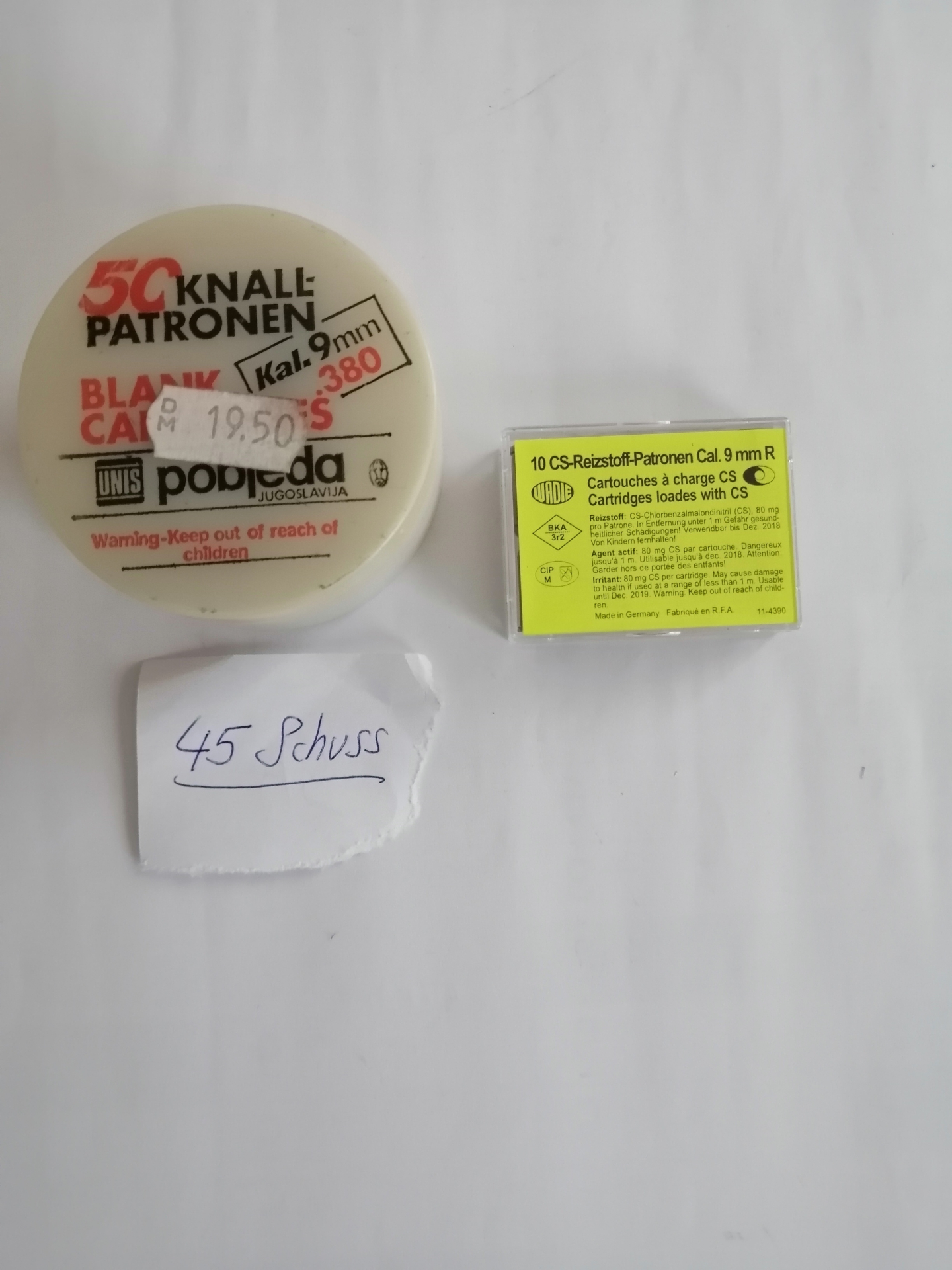 9mm RK Knall und Gas Patronen ! – Bild 1