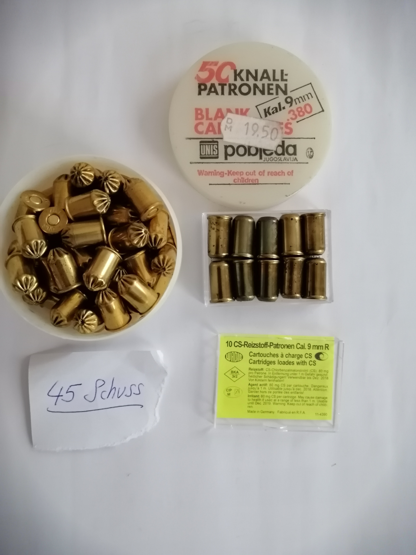 9mm RK Knall und Gas Patronen ! – Bild 2