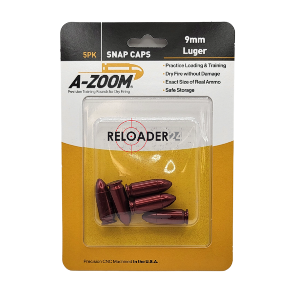 A-Zoom Pufferpatronen / Exerzierpatronen 5er Pack 9mm Luger Para 9x19 #15116 NEU – Bild 1