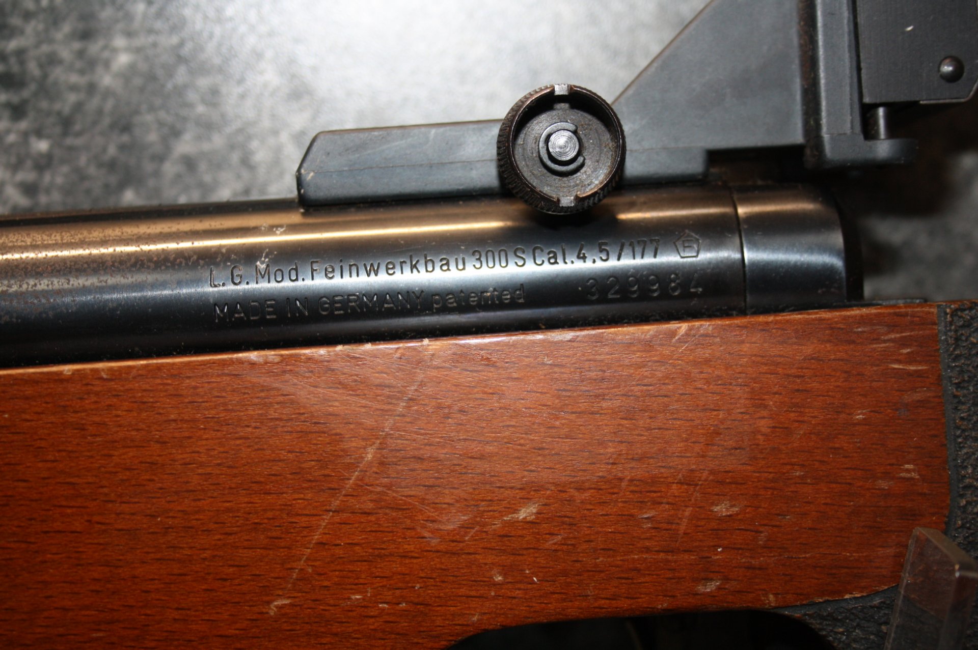 Sport Luftgewehr Feinwerkbau 300S Kal 4,5 mm mit F und Diopter – Bild 2