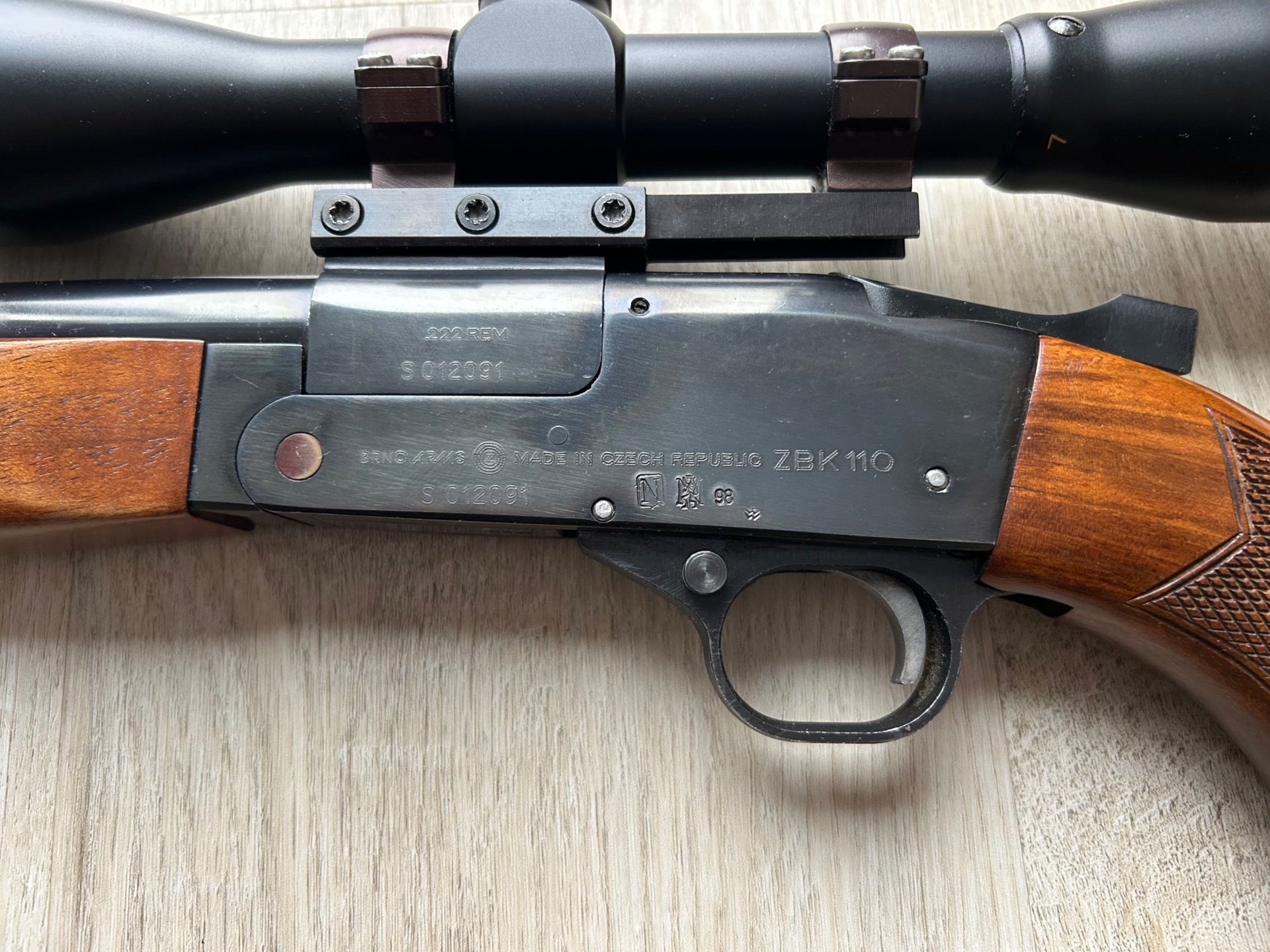 Kipplaufbüchse Büchse .222 Remington mit Wechsellauf 12/70 – Bild 2