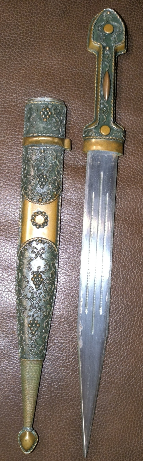 Kaukasischer Kindjal Dolch Kindschal, Qama – Bild 3