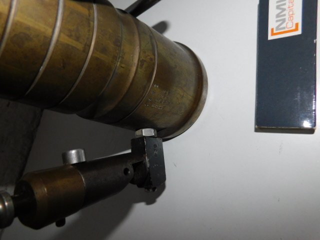 Schöner Messingböller superschwer Kaliber 25 mm – Bild 4