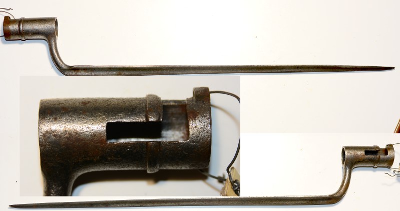 Tüllenbajonett, Klingenlänge 39,2 cm – Bild 1
