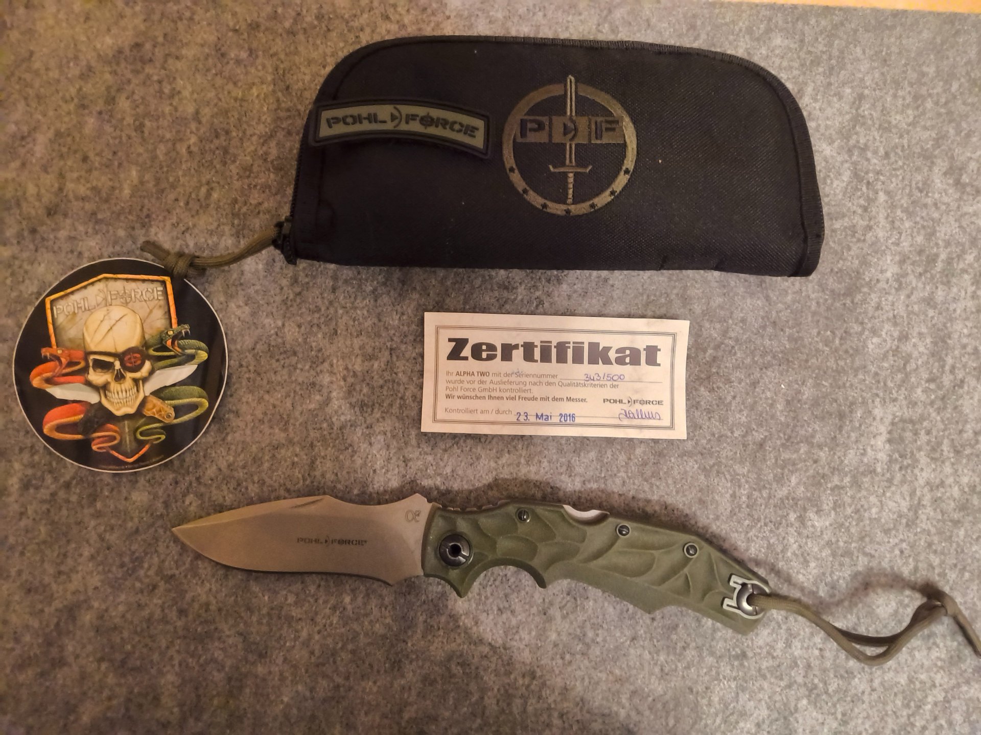 Pohl Force Alfa Two Messer – Bild 1
