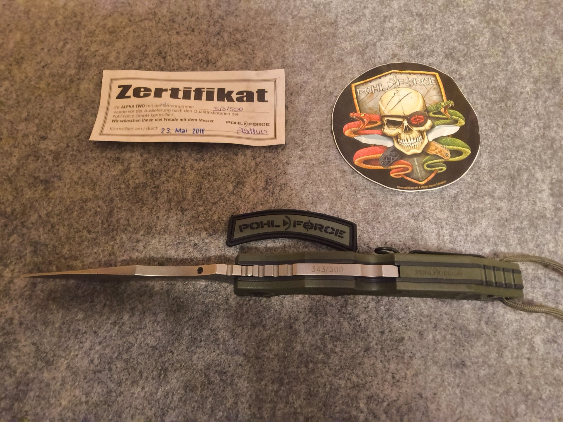Pohl Force Alfa Two Messer – Bild 3