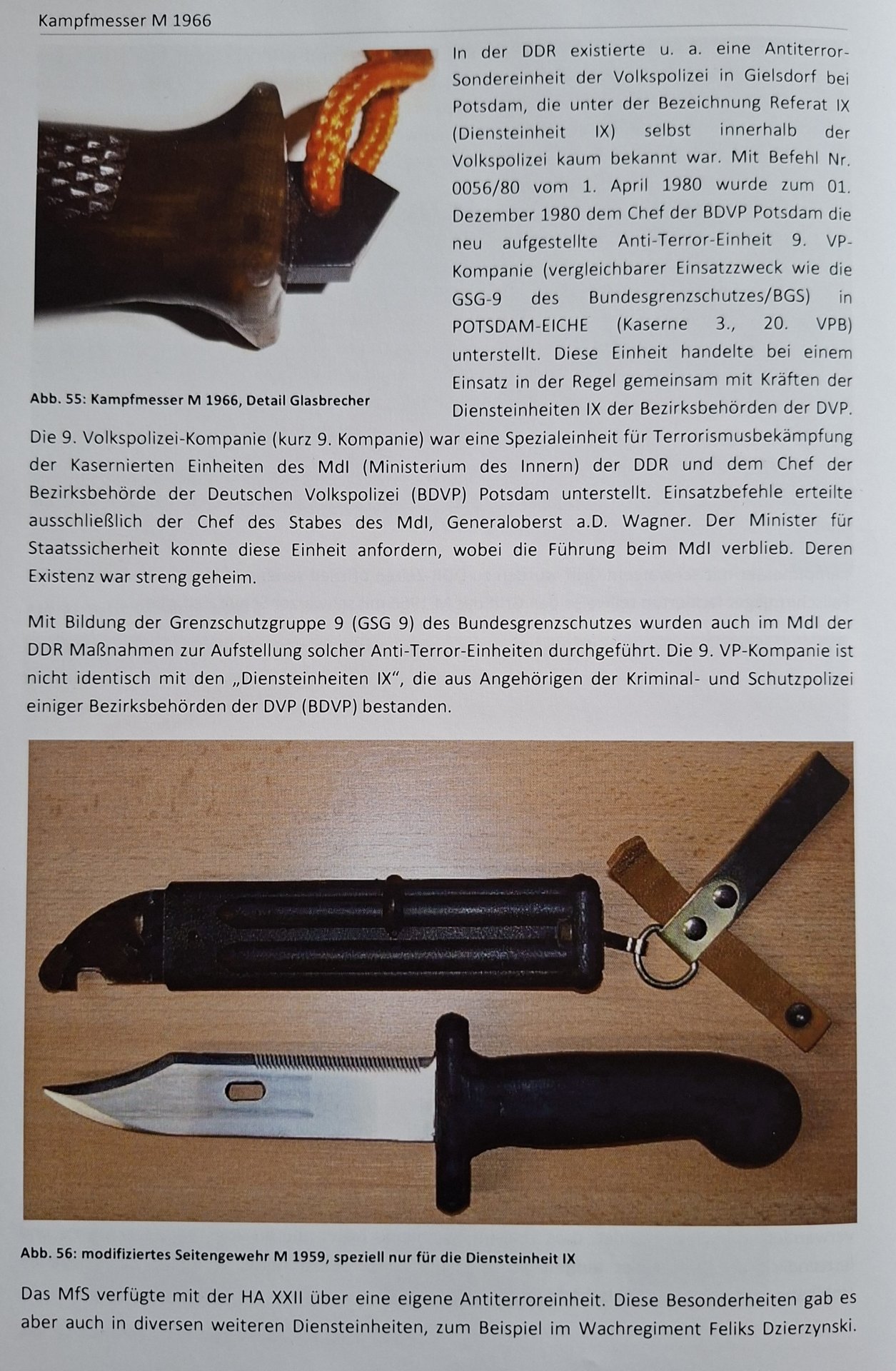 Kampfmesser der Diensteinheit IX, der VP, MfS/Staatsicherheit, DDR, NVA, HA XXII – Bild 6