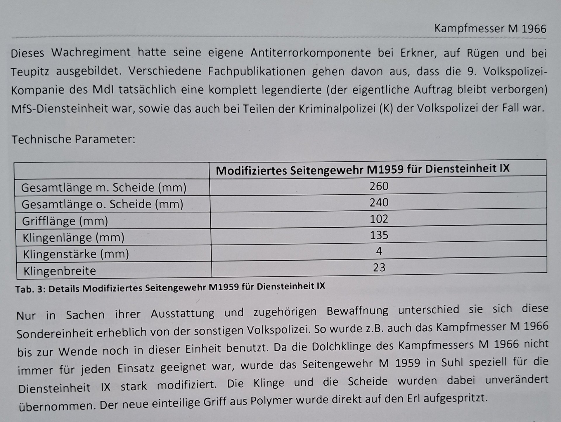 Kampfmesser der Diensteinheit IX, der VP, MfS/Staatsicherheit, DDR, NVA, HA XXII – Bild 5