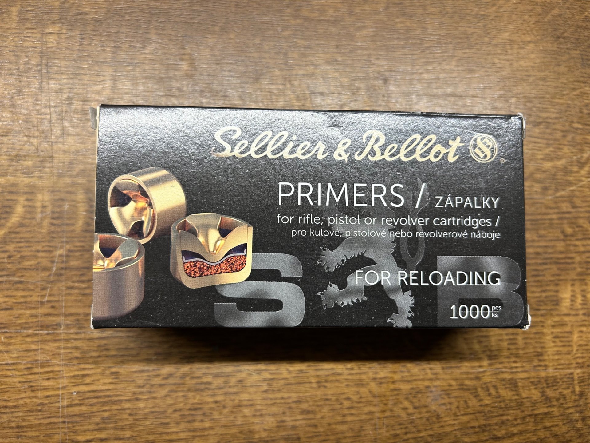 1000 Stück S&B Small Pistol Primers Zündhütchen – Bild 1