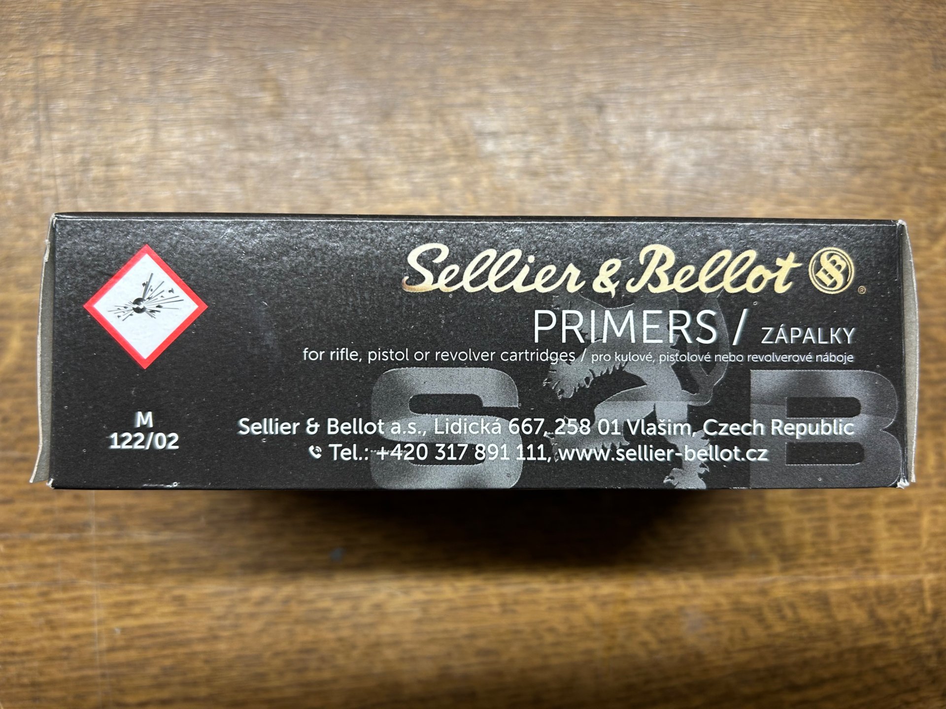 1000 Stück S&B Small Pistol Primers Zündhütchen – Bild 2