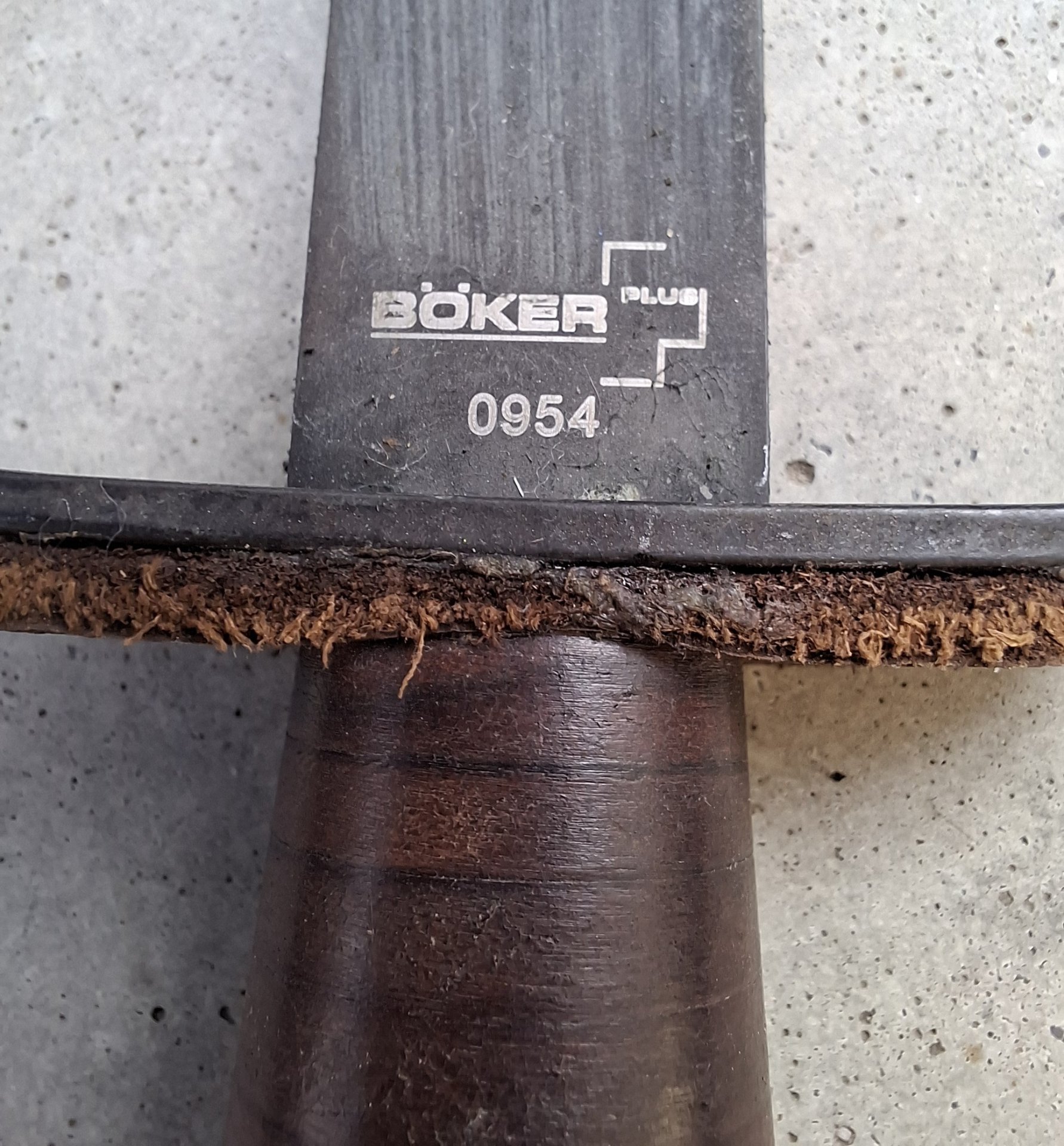 V42 Böker Kampfmesser, Stiletto, Red devils, Kampfmesser, Solingen, Bajonett, Solingen, SG84/98 – Bild 5