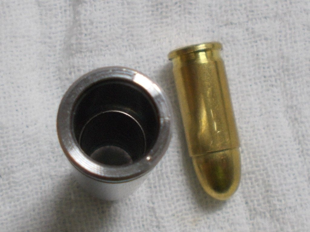 Reduzierhülse um 7.65 (32acp) aus 308 zu verschießen – Bild 1