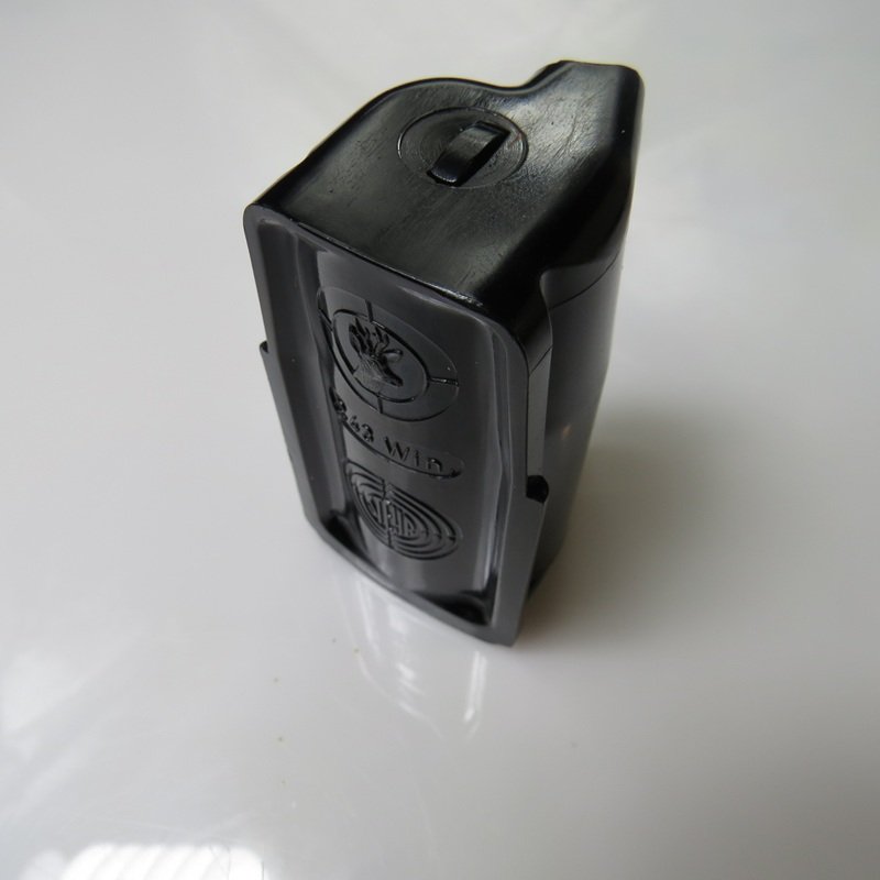Steyr Magazin 243 Win. Schwarz ohne seitlichen Drücker – Bild 4