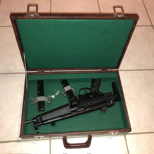 MP5 KOFFER LEDER Transportkoffer H&K MP 5 A3 – Bild 5