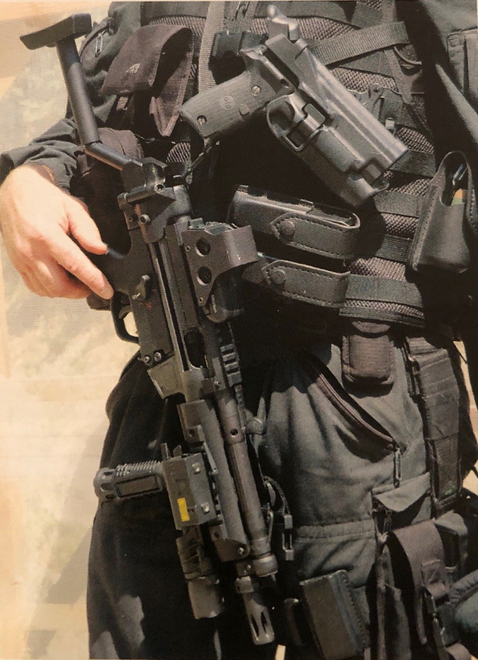 HK MP5 B&T KLAPPSCHAFT für Schutzweste / SEK / GSG9 – Bild 4