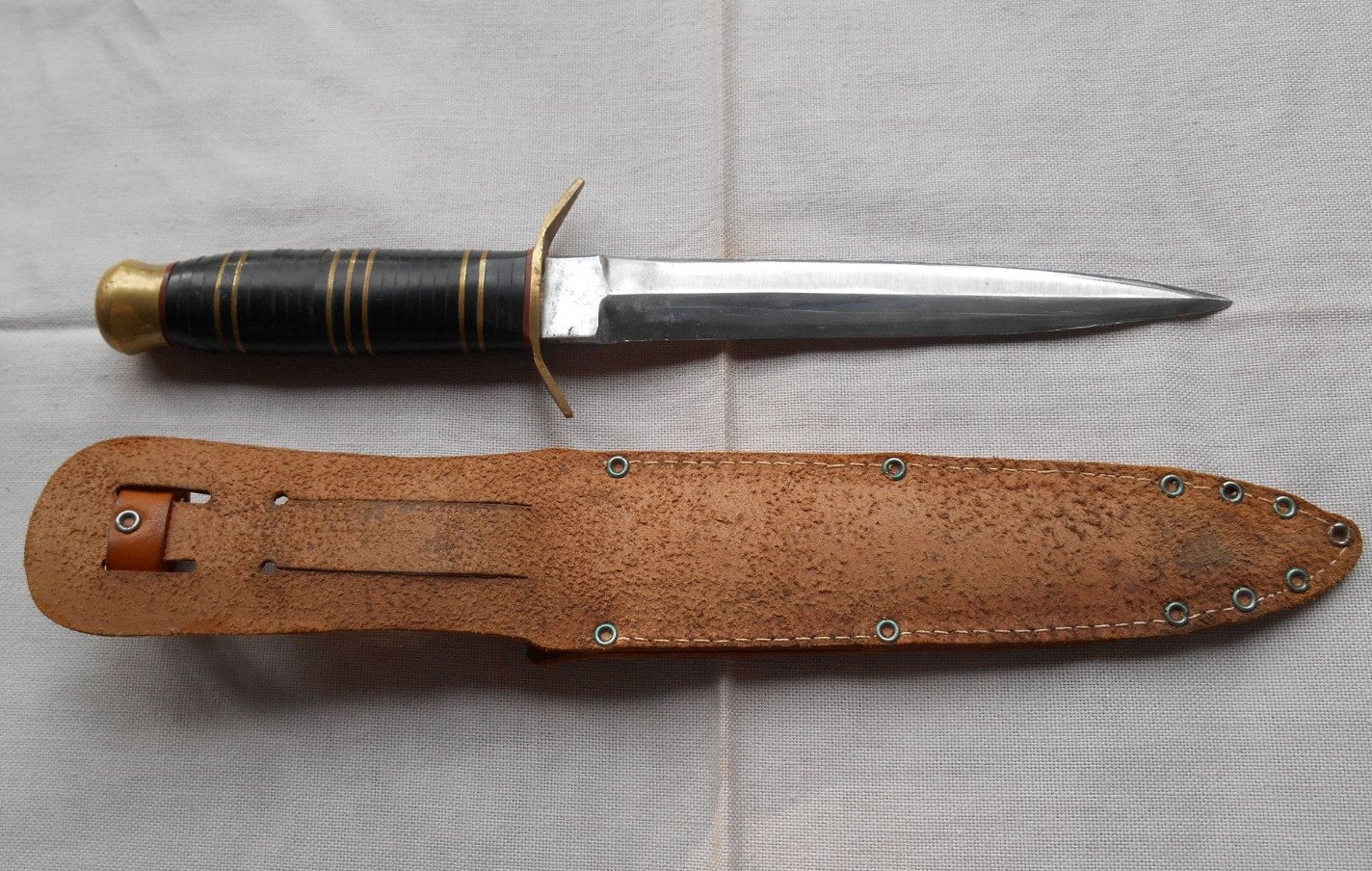 alter Jagddolch ( Messer ) FR. PLÜCKER JR. Solingen – Bild 3