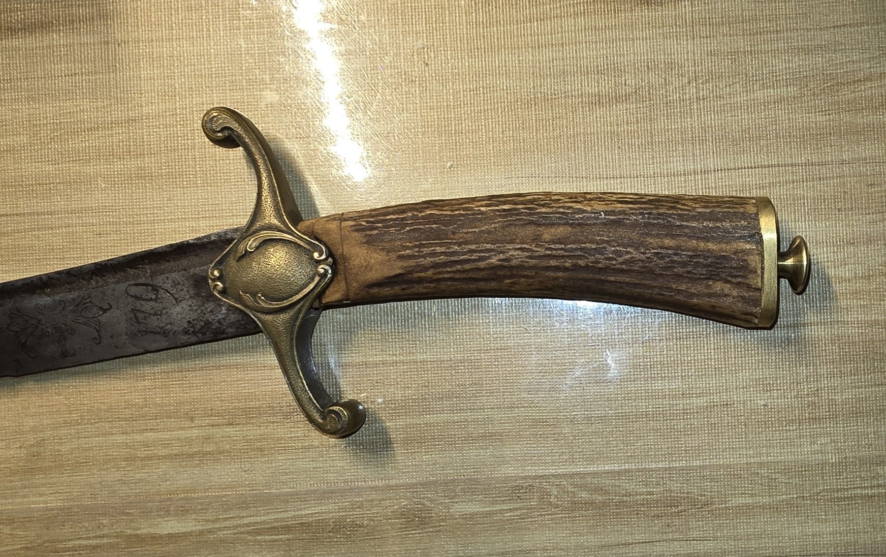 Kaiserliche Jagdplaute/Jagdsäbel XIX. Jhdt – Bild 4