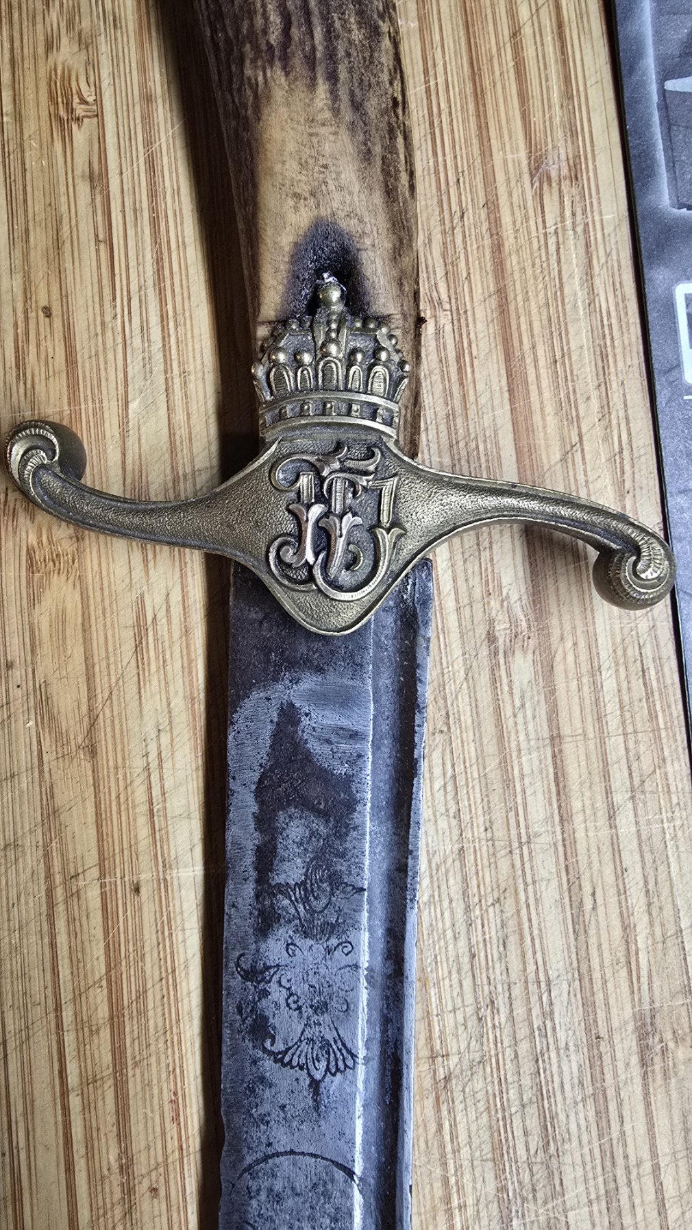 Kaiserliche Jagdplaute/Jagdsäbel XIX. Jhdt – Bild 11