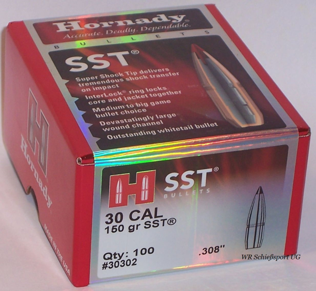 100St. HORNADY Geschosse .30(.308Dia.) - 150 - SST - #30302 – Bild 1