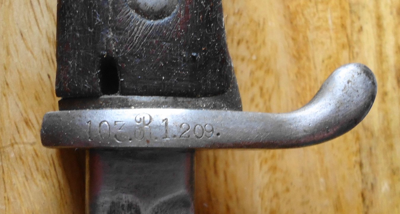Deutsches Seitengewehr Modell 1898 ( S 98 ) – Bild 2