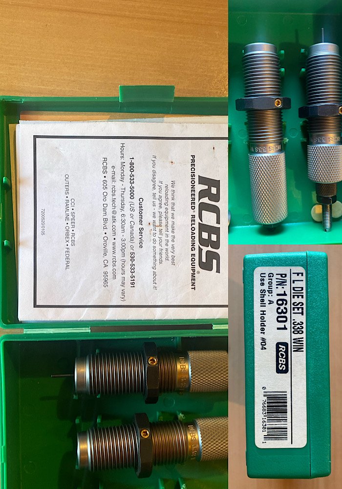 RCBS Vollkalibrier Matrizensatz Kal. 338 Win Mag – Bild 3