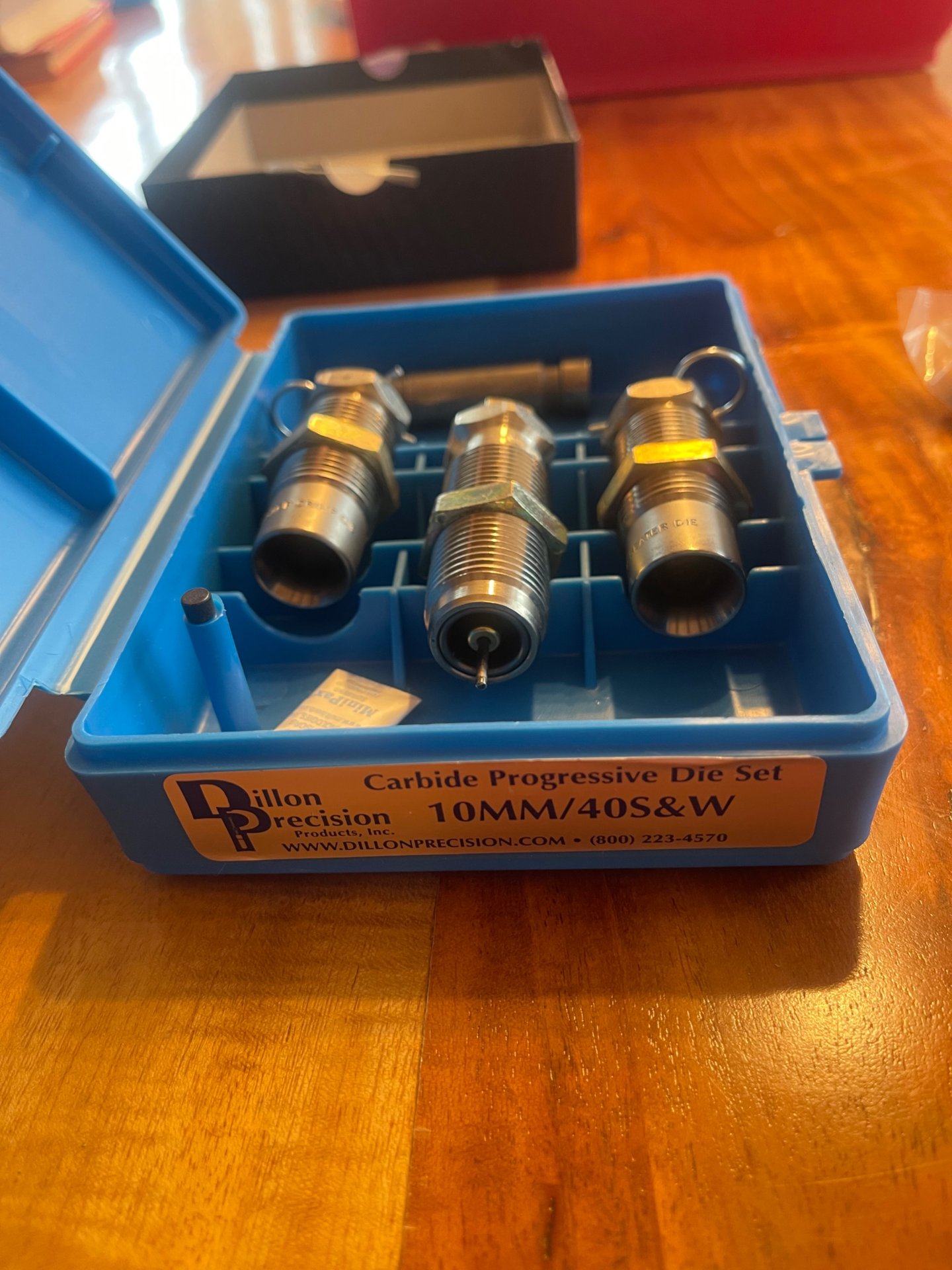 Dillon 100 mm /40 S&W Hartmetall Matritzensatz! und 900 Geschosse !!!!! – Bild 2