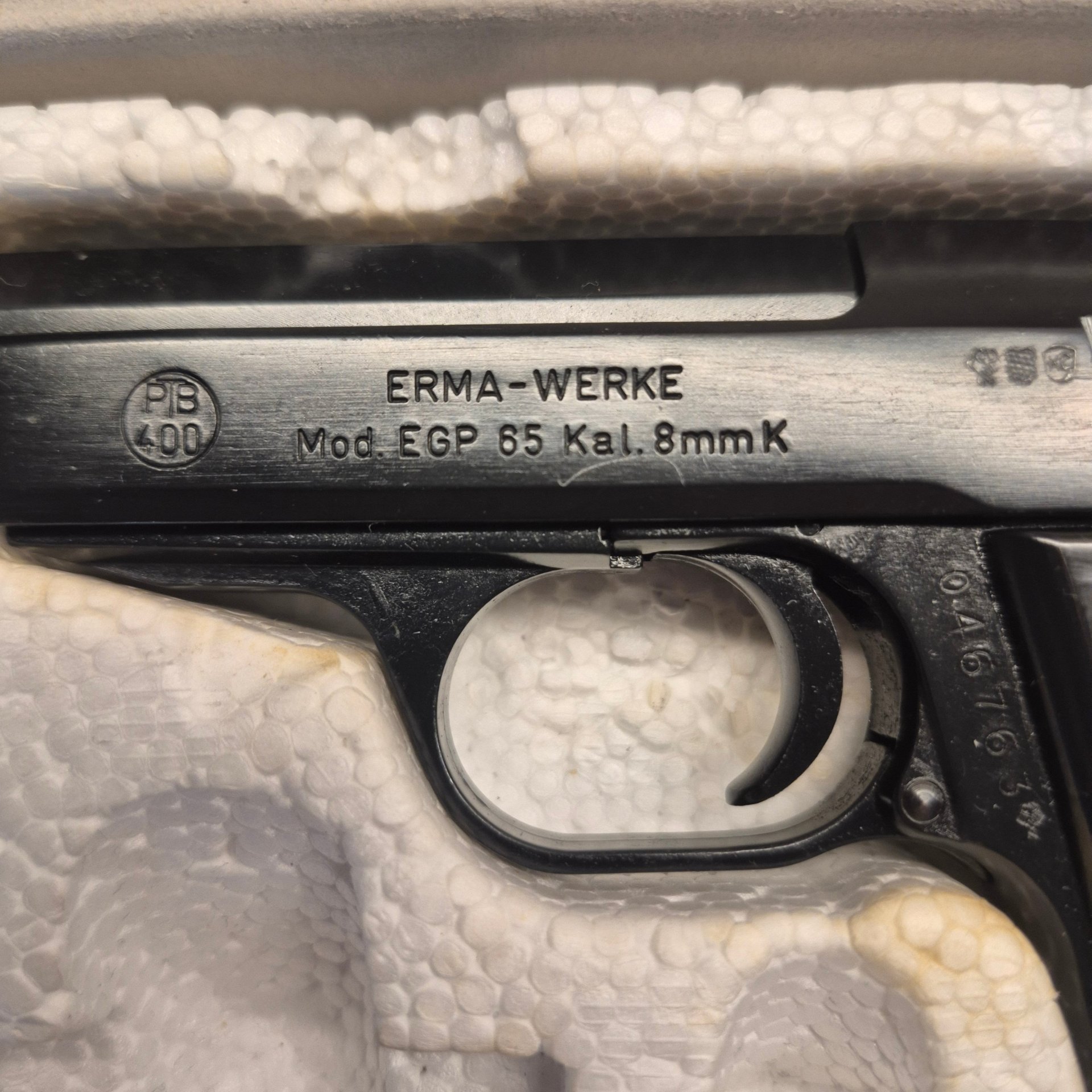 Erma Mod. EGP 65 Schreckschusspistole im Kaliber 8mmK – Bild 2
