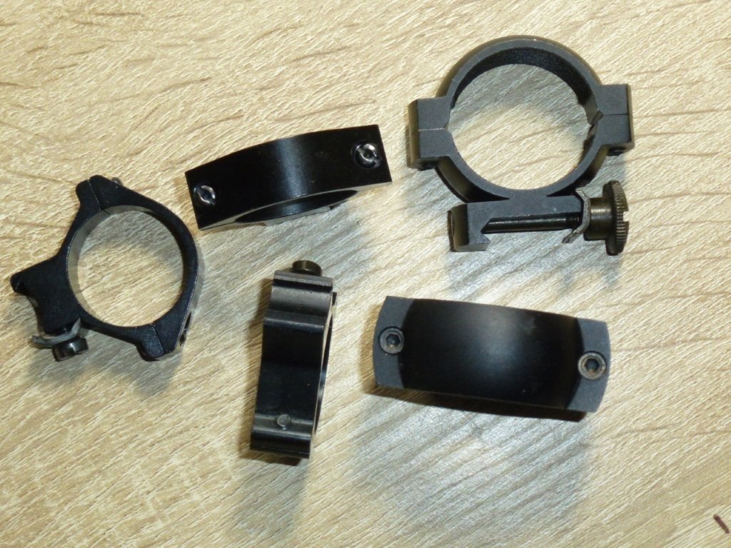 Montageringe Ø30mm - 21mm und Ø25mm – 11mm für LG oder Kleinkaliber – Bild 1