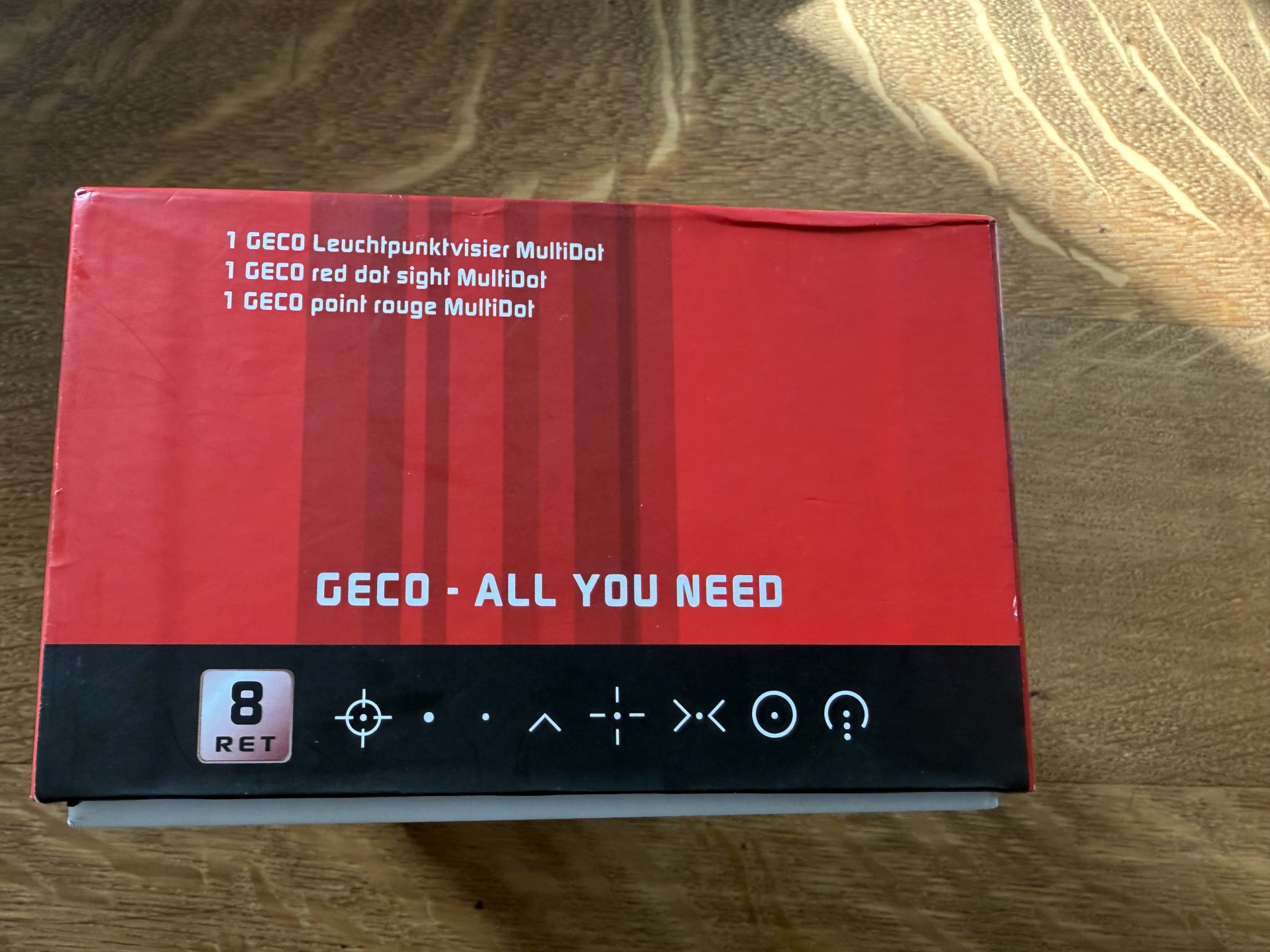 GECO Multidot Leuchtpunktvier mit 8 Absehn – Bild 2