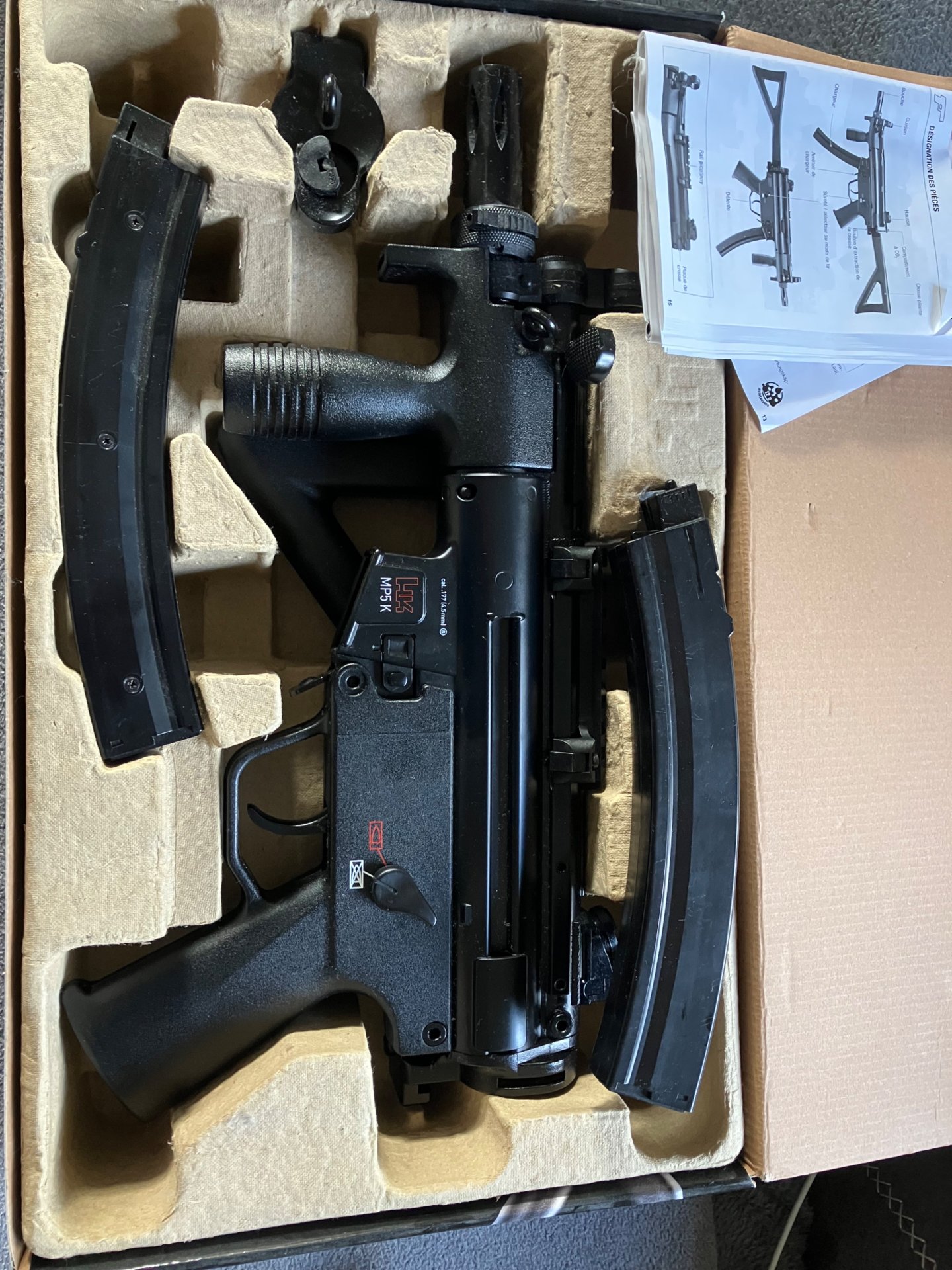 Heckler & Koch MP5 K-PDW CO2-Gewehr (4,5 mm BB) – Neuwertig + Ersatzmagazin! Umarex – Bild 8