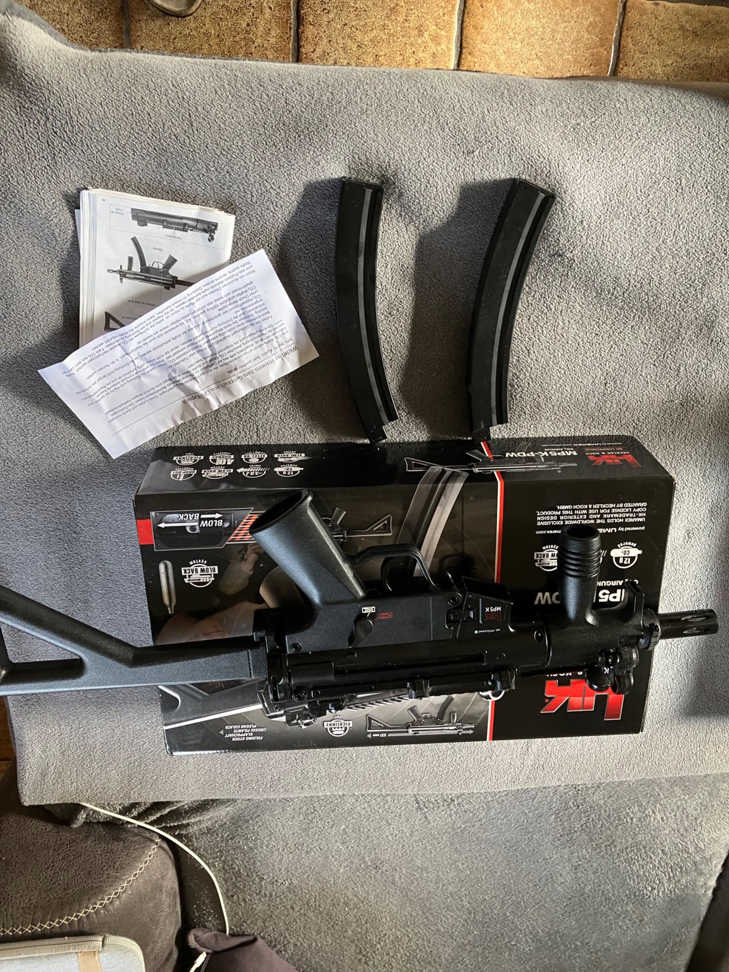 Heckler & Koch MP5 K-PDW CO2-Gewehr (4,5 mm BB) – Neuwertig + Ersatzmagazin! Umarex – Bild 4