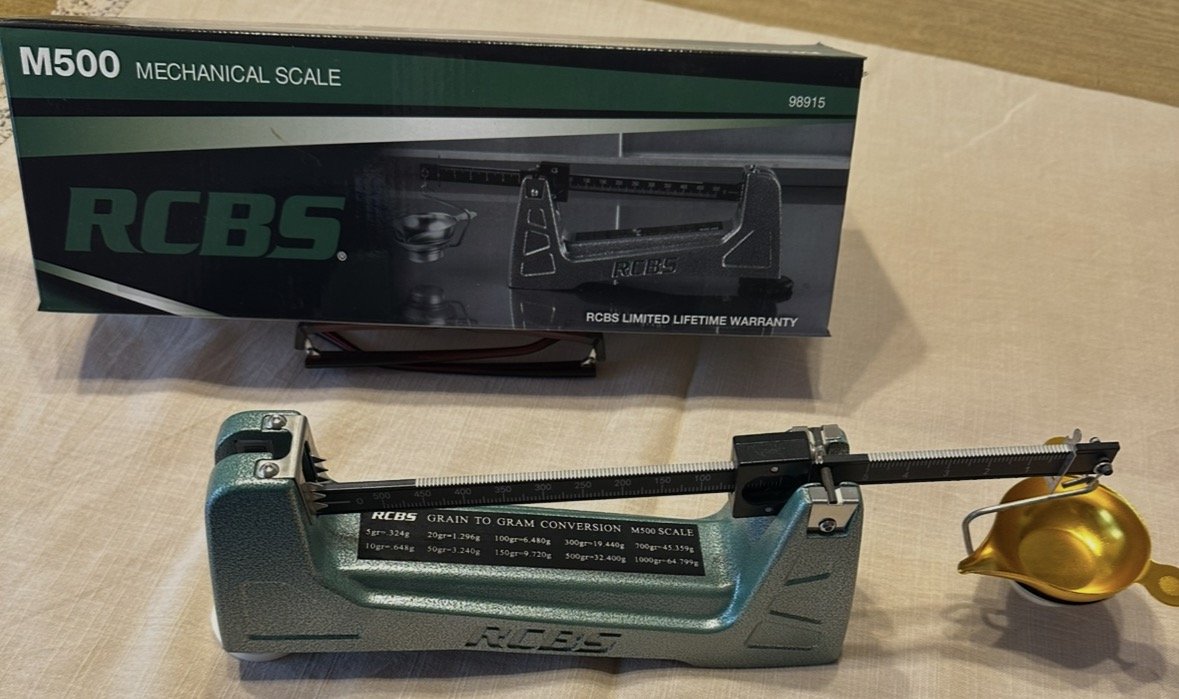 RCBS Pulverwaage Mechanical Scale M 500 – Bild 1