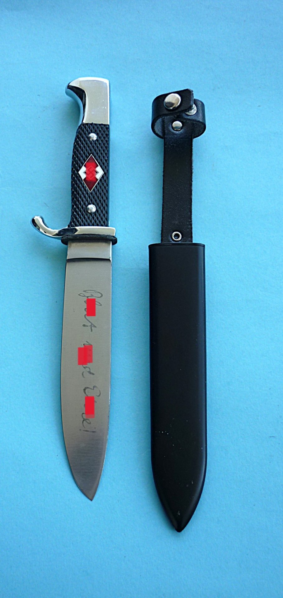 HJ Fahrtenmesser mit Devise – Bild 1
